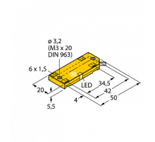 Емкостной датчик TURCK BC5-QF5.5-Y1X/S250