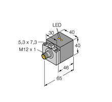 Индуктивный датчик TURCK BI20U-CA40-AP6X2-H1141/S1590 W/BS2.0