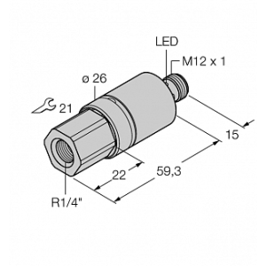 Датчик давления TURCK PC001V-211-2UPN8X-H1141