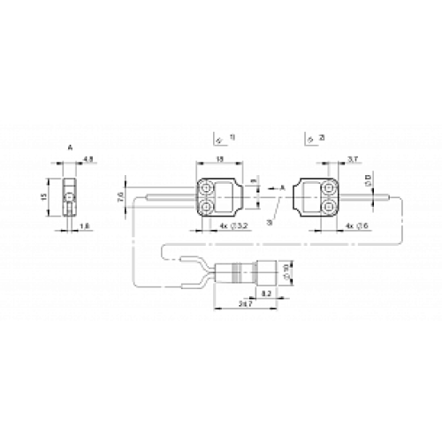 Оптоволоконный кабель Balluff BOH TK-R027-003-01-S49F