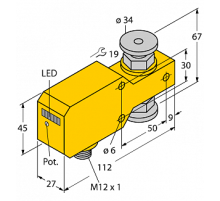 Датчик потока TURCK FCI-34D10A4P-AP8X-H1141