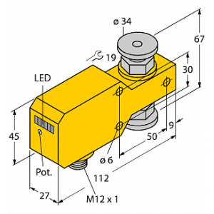 Датчик потока TURCK FCI-34D10A4P-AP8X-H1141