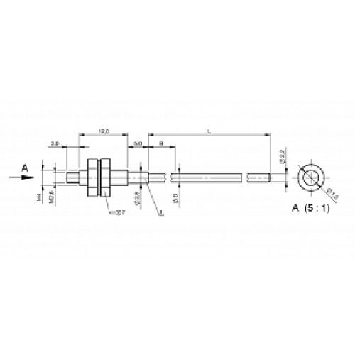 Оптоволоконный кабель Balluff BFO D22-LAP-KB-EAK-15-02