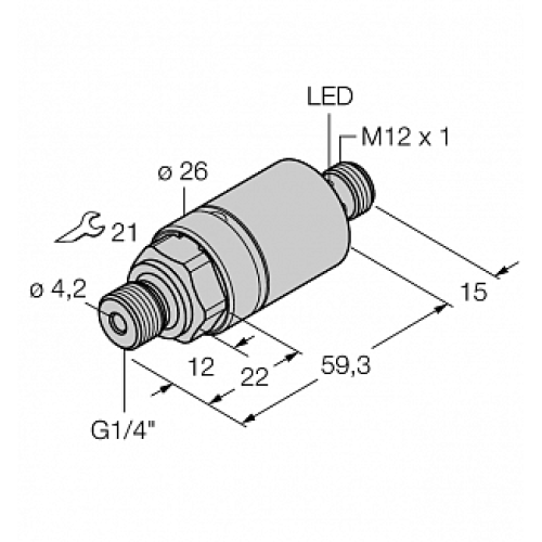 Датчик давления TURCK PC250R-204-2UPN8X-H1141