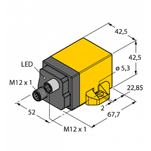  Инклинометр TURCK B2N60H-Q42-CNX2-2H1150