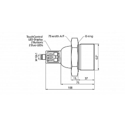 Ультразвуковой датчик Microsonic hps+340/DD/TC/G2