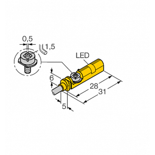 Магнитный датчик TURCK BIM-UNT-AP6X 7M