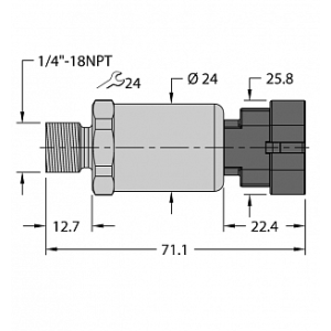 Датчик давления TURCK PT600R-2103-I2-AMPS1.5