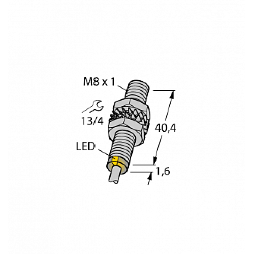 Индуктивный датчик TURCK BI1.5U-EG08-AN6X