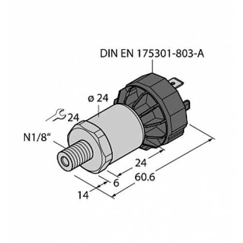 Датчик давления TURCK PT15PSIVG-1014-U1-DA91