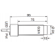 Емкостной датчик уровня EGE-Elektronik KGF 075 GOP