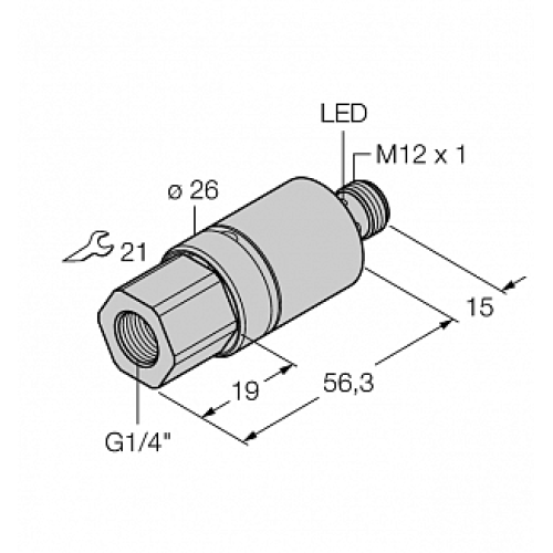 Датчик давления TURCK PC600R-201-2UPN8X-H1141