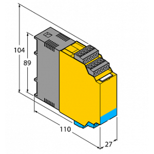 Блок обработки для датчиков потока TURCK FMX-IM-3UP63X