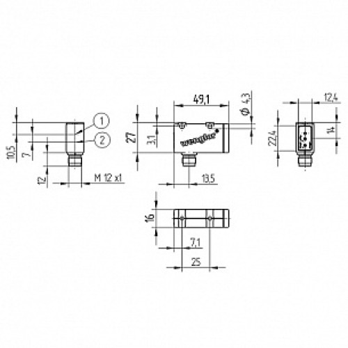 Оптический датчик Wenglor TM22PA2