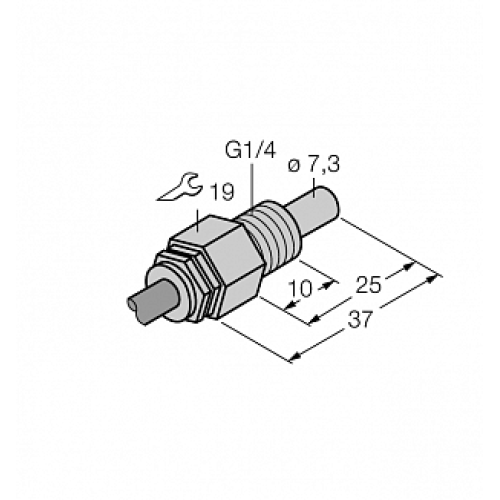 Датчик потока TURCK FCS-G1/4A4-NAEX0