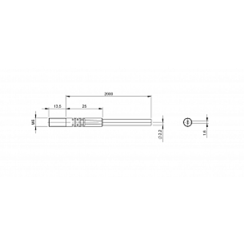 Оптоволоконный кабель Balluff BFO D22-XA-08B-EAK-26-02