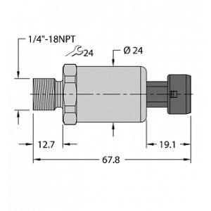 Датчик давления TURCK PT600R-2103-I2-MP11