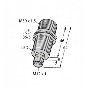 Индуктивный датчик TURCK BI10U-EM30-AP6X-H1141