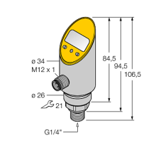 Датчик давления TURCK PS001V-304-2UPN8X-H1141