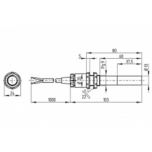 Магнитный герконовый датчик Schmersal BN65-10Z/V