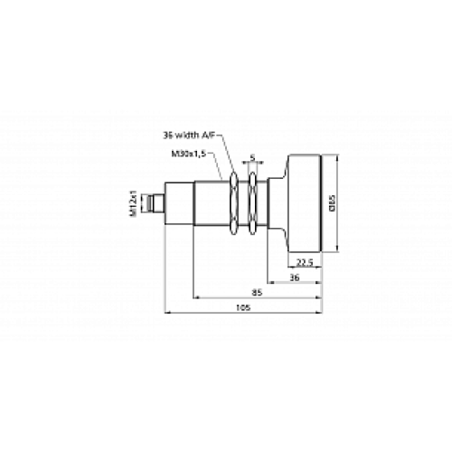 Ультразвуковой датчик Microsonic mic-600/D/M