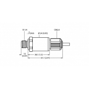 Датчик давления TURCK PT6R-2004-I2-CM2.0/O