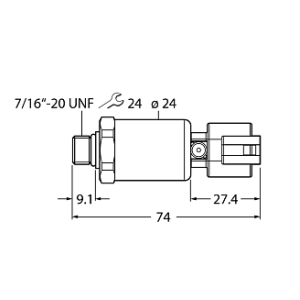 Датчик давления TURCK PT250R-2105-I2-DT043P