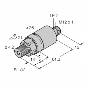 Датчик давления TURCK PC100R-210-2UPN8X-H1141