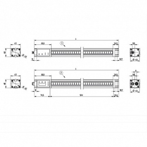 Световая завеса безопасности Wenglor SEFG460