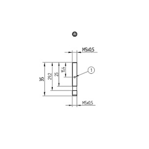 Индуктивный датчик Wenglor IL008BE35VB1