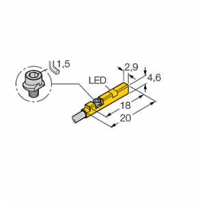 Магнитный датчик TURCK BIM-UNR-AP6X