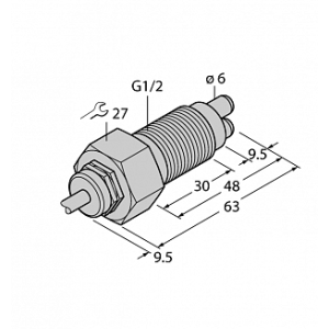 Датчик потока TURCK FCS-GL1/2A2-NA/A