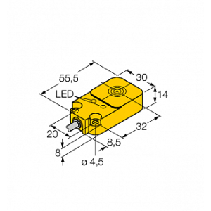 Индуктивный датчик TURCK NI20-Q14-AP6X2