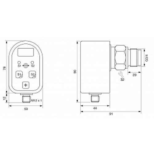 Датчик давления EGE-Elektronik DN 752 GPP-16