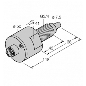 Датчик потока TURCK FCS-GL3/4A4-NAEX0