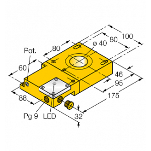 Кольцевой датчик TURCK NI40R-S32SR-VP44X