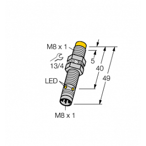 Индуктивный датчик TURCK NI4U-EG08-AN6X-V1131