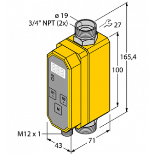 Расходомер TURCK FTCI-N3/4D19A4P-2ARX-H1160