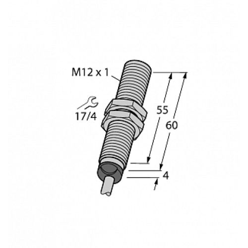 Индуктивный датчик TURCK BI4-M12-LIU