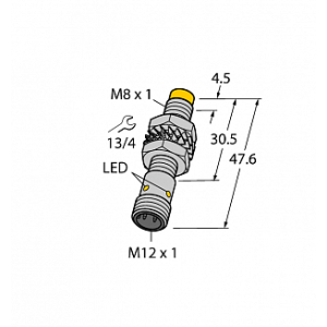 Индуктивный датчик TURCK NI5-M08-AP6X-H1341