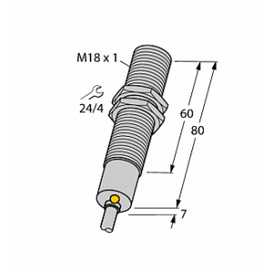 Индуктивный датчик TURCK BI5-M18-AP6X/S120