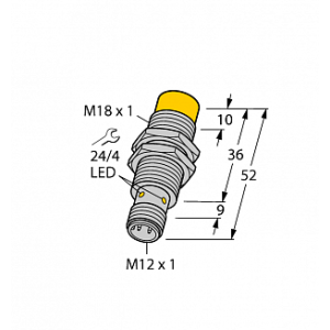 Индуктивный датчик TURCK NI14-M18-VP6X-H1141