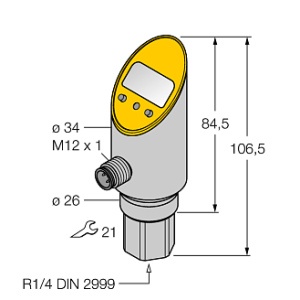 Датчик давления TURCK PS010V-311-2UPN8X-H1141