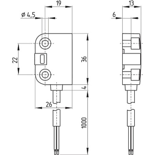 Магнитный датчик безопасности Schmersal BNS260-11Z-R