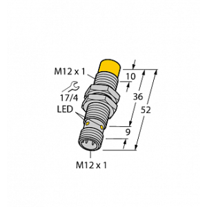 Индуктивный датчик TURCK NI10U-M12-AP6X-H1141