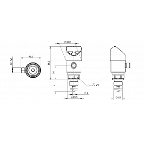 Датчик температуры Balluff BFT 6100-HV003-A02A0C-S4