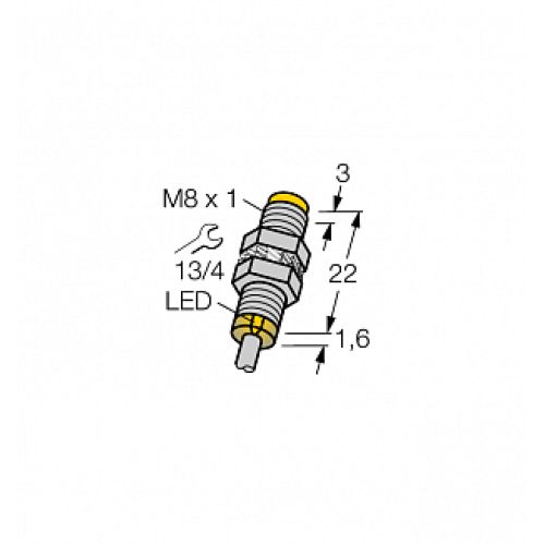 Индуктивный датчик TURCK NI3-EG08K-AP6X