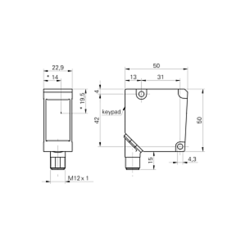 Датчик кромки и ширины Baumer ZADM 023H151.0001