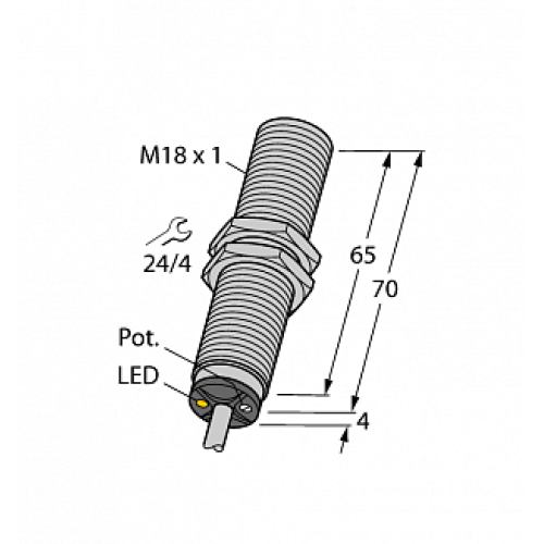 Емкостной датчик TURCK BC5-M18-AZ3X