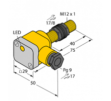 Индуктивный датчик TURCK BI3U-P12SK-AP6X